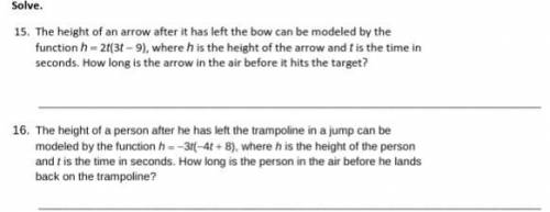 Help Me with these 2 questions and you will get points