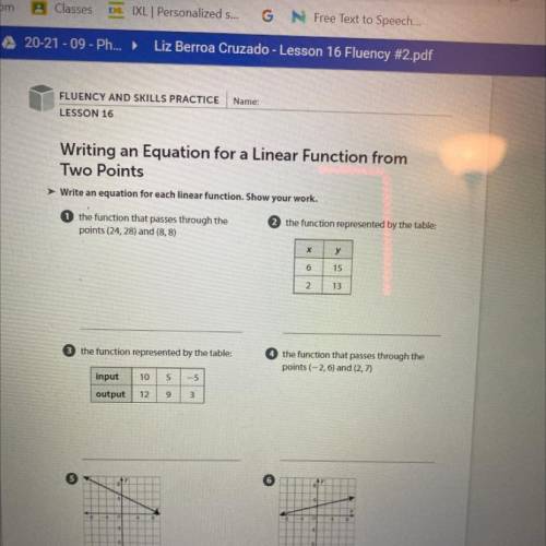 8th grade math I need help pls this is schoolwork pls and thank you a lot