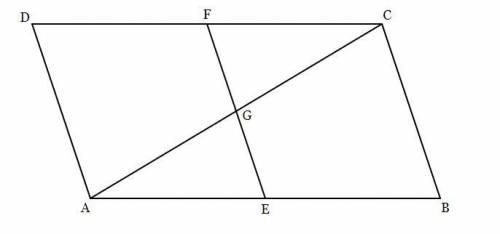 Given: segment FE and AC bisect each other, F is the midpoint of segment DC and E is the midpoint o