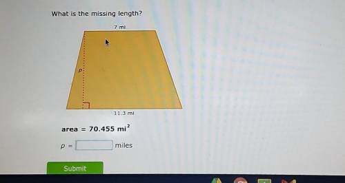 What is the missing length?​