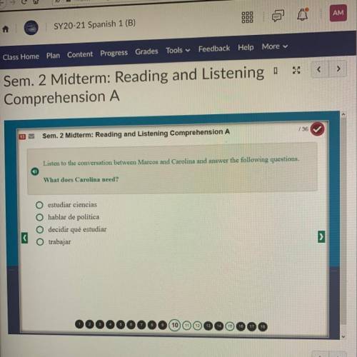 20 points Semester 2 Midterm: Reading And Listening ComprehensionPlease help ASAP will brainliest