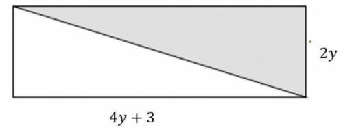 100 POINTS. Write an algebraic expression to represent the area of the shaded region:

Please help