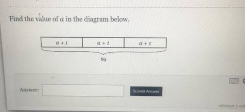 Find the value of a. Can someone help me