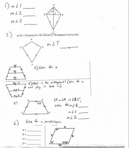 Quadrilaterals Test
really need help
grades are low
pls and ty :)