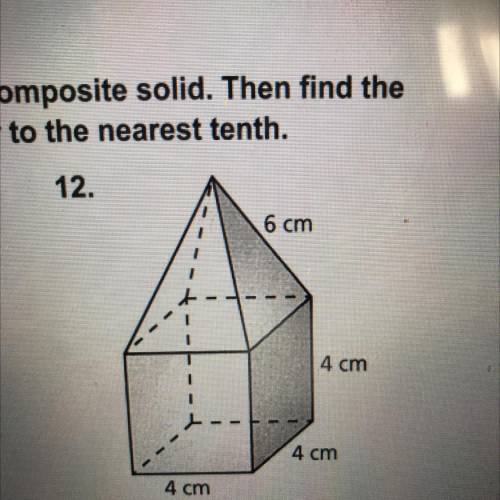 PLSSS HELPPP URGENTTT !!!

I need help finding the surface area of This composite figure it is ma