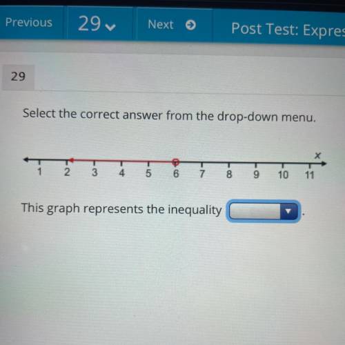 Post Test: Expressions and Equation

Submit Test
Reader
29
Select the correct answer from the drop