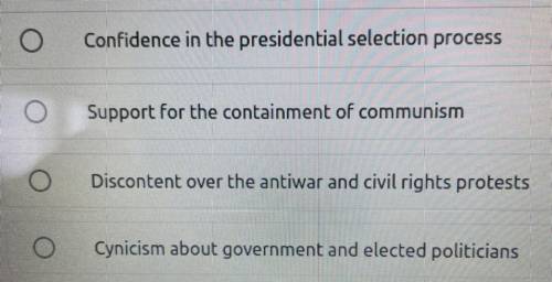 1. What was the reaction of many Americans to the Watergate scandal?