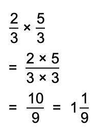 2/3 x 6 + 2/3 x 1
2/3 is a fraction