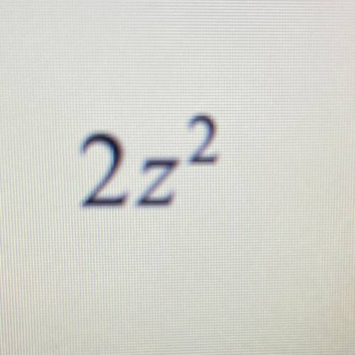 Evaluate the expression when x = 2, y = 3, and z=
4.
1. 3y – 3z
2. -1 + z/2
3.