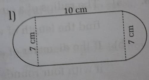 Find perimeter of the figure.​