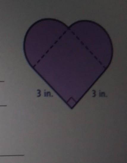 A. What three shapes is the heart divided into?

b. What are the dimensions of the square? c. What