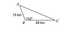 Solve for b, measure of c, and measure of a using the law of sines.