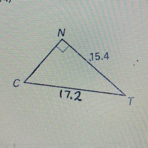 Find the length of NC, measure of angle C and the measure of angle T
