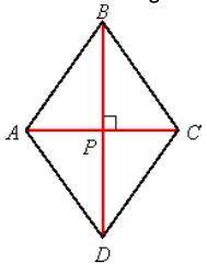 If AC is the perpendicular bisector of BD and BD is the perpendicular bisector of AC, then how is t