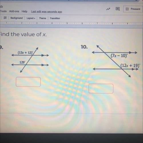 ￼Find the value of x (LAST QUESTION)