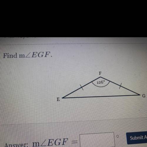Somone please help me quick find angle egf