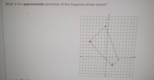 What is the approximate perimeter of the rectangle shown below​