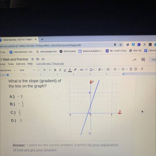 Math problem and answers are in the picture