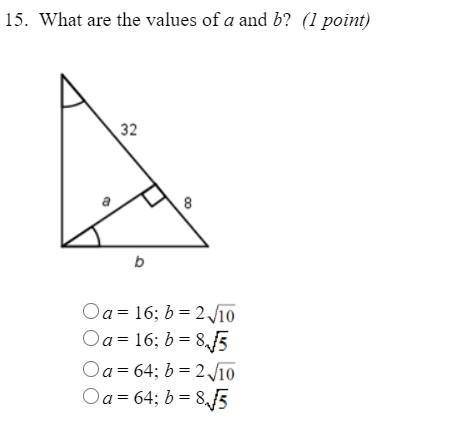 PLEASE HELP ME OUT! What are the values of a and b?