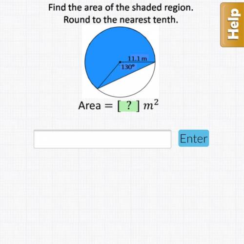 Find the area of the shaded region. geometry please help if your good at it. will mark brainlist