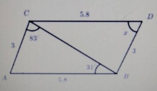 What is the value of the angle x?​