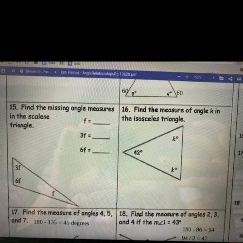 Pls help our teacher didn’t explain how to solve these. also show work