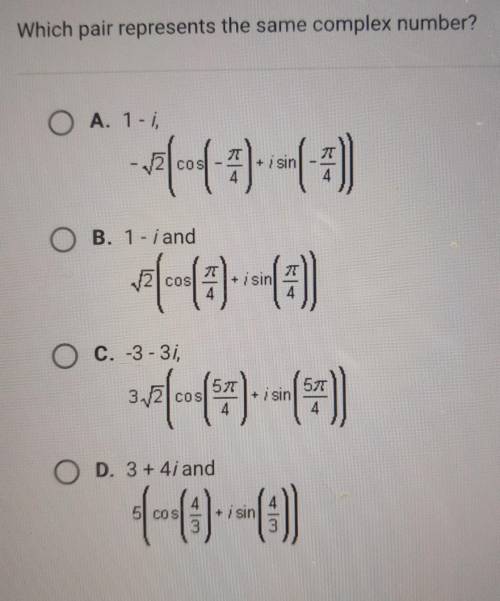 Need help with complex numbers​