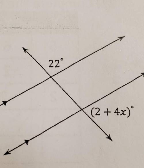 I need help solving this finding value of x​