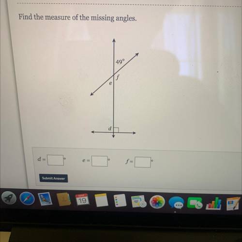 What are all the missing angles?