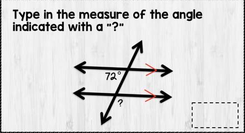 What's the measure of the angle indicated with a ?