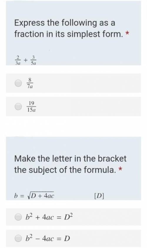 I need help with these two questions​