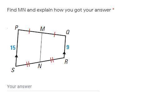 Find MN and explain how you got your answer