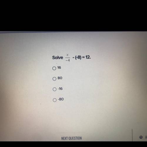 Solve help I’m in the middle of a test