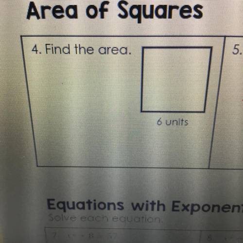 I need help quick. What is the area?