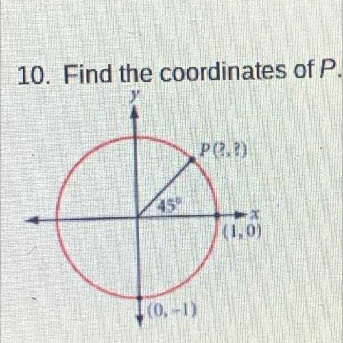 Find the coordinates of P.