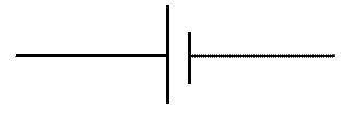 What component in a circuit does this symbol represent?

A. ammeter
B. voltmeter
C. switch
D. AC p