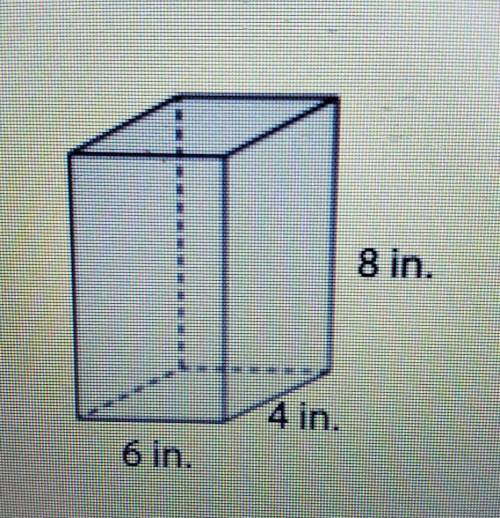 Find the lateral area and total surface area of the prism.​