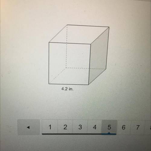 What is the volume of this cube? 
(Answer in decimal form)