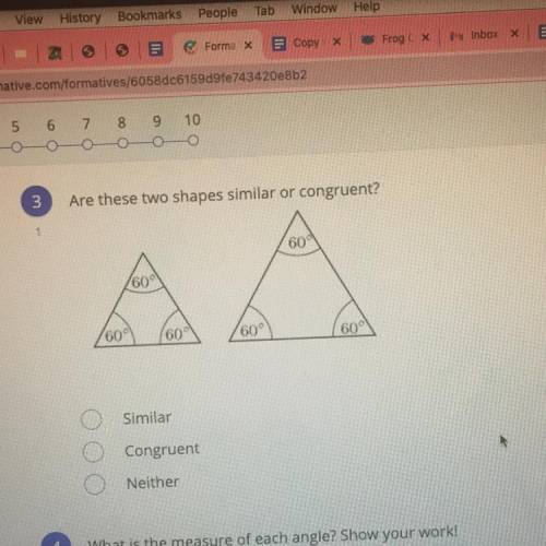 Are these shapes similar or congruent?