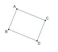 In quadrilateral ABDC, AB ∥ CD. Which additional piece of information is needed to determine that A