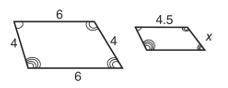 The figures below are similar. What is the missing side length?