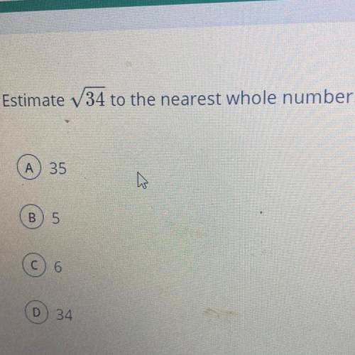 Estimate V34 to the nearest whole number.