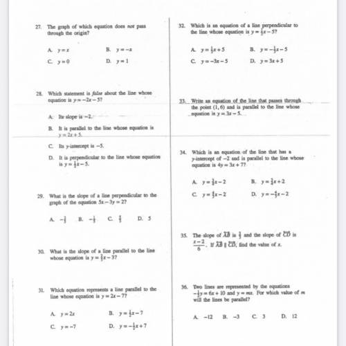Please help me with my math test, i need this to pass
