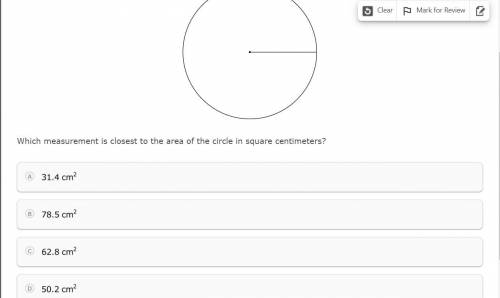 (Use the ruler provided to measure the radius of the circle to the neatest centimeter)-that was the