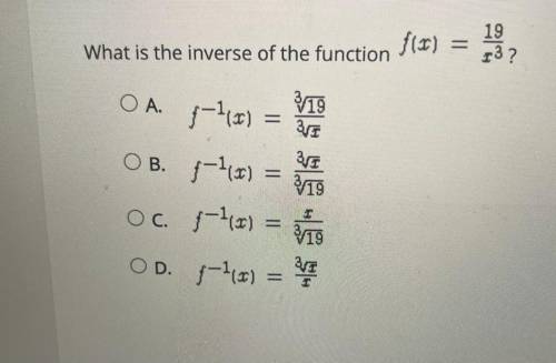 What is the inverse function