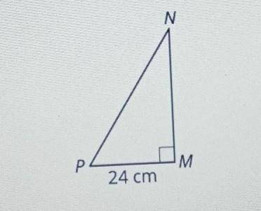In the figure shown, cos P= 0.60. What is the length of PN?​