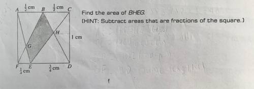 Find the area of BHEG