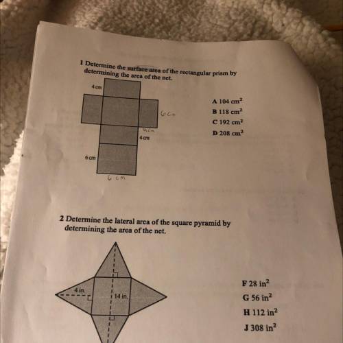 Plz help with the above problems with an explanation if possible!