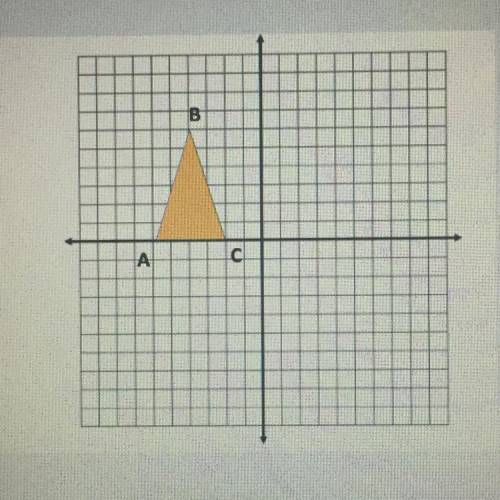 Reflect triangle ABC 90° degrees counter clockwise around the origin. HELP PLS