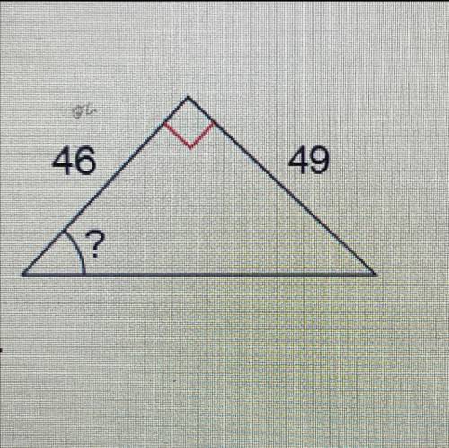 Find the measure of angles of the triangle plss no links